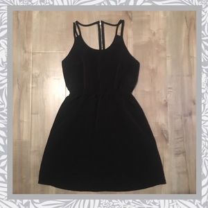 One Clothing Black Double Strap Dress